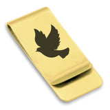 Stainless Steel Religious Dove Classic Slim Money Clip