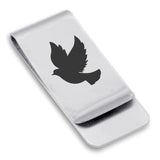 Stainless Steel Religious Dove Classic Slim Money Clip