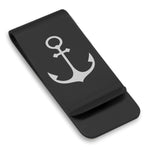 Stainless Steel Religious Anchor Classic Slim Money Clip