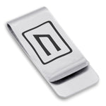 Stainless Steel Elder Futhark Uruz Rune Classic Slim Money Clip