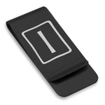 Stainless Steel Elder Futhark Isa Rune Classic Slim Money Clip