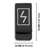 Stainless Steel Elder Futhark Sowulo Rune Classic Slim Money Clip