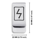 Stainless Steel Elder Futhark Sowulo Rune Classic Slim Money Clip