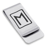 Stainless Steel Elder Futhark Ehwaz Rune Classic Slim Money Clip