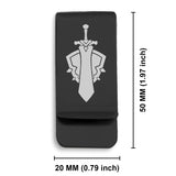 Stainless Steel Warrior Fantasy Class Classic Slim Money Clip