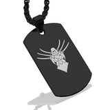 Stainless Steel Assassin Fantasy Class Dog Tag Pendant