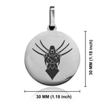 Stainless Steel Assassin Fantasy Class Round Medallion Keychain