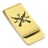 Stainless Steel Marksman Fantasy Class Classic Slim Money Clip