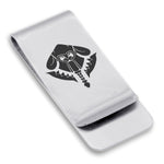 Stainless Steel Mercenary Fantasy Class Classic Slim Money Clip