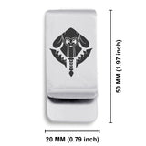 Stainless Steel Mercenary Fantasy Class Classic Slim Money Clip