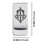 Stainless Steel Cleric Fantasy Class Classic Slim Money Clip