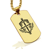Stainless Steel Cleric Fantasy Class Dog Tag Pendant