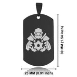 Stainless Steel Mechanist Fantasy Class Dog Tag Pendant