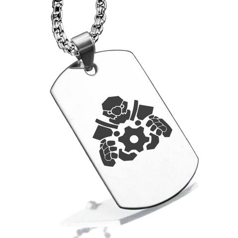 Stainless Steel Mechanist Fantasy Class Dog Tag Pendant