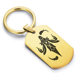 Stainless Steel Mage Fantasy Class Dog Tag Keychain