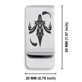 Stainless Steel Mage Fantasy Class Classic Slim Money Clip