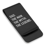 Stainless Steel Dad the Man Myth Legend Classic Slim Money Clip