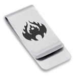 Stainless Steel Fire Element Classic Slim Money Clip