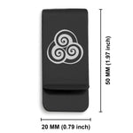 Stainless Steel Air Element Classic Slim Money Clip