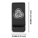 Stainless Steel Air Element Classic Slim Money Clip