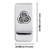 Stainless Steel Air Element Classic Slim Money Clip