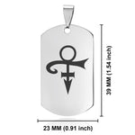Stainless Steel Four Horsemen of the Apocalypse (War) Dog Tag Keychain