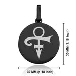 Stainless Steel Four Horsemen of the Apocalypse (War) Round Medallion Keychain