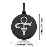 Stainless Steel Four Horsemen of the Apocalypse (War) Round Medallion Keychain