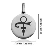Stainless Steel Four Horsemen of the Apocalypse (War) Round Medallion Keychain