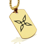 Stainless Steel Four Horsemen of the Apocalypse (Conquest) Dog Tag Pendant