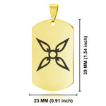 Stainless Steel Four Horsemen of the Apocalypse (Conquest) Dog Tag Pendant
