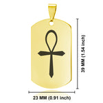 Stainless Steel Four Horsemen of the Apocalypse (Death) Dog Tag Keychain