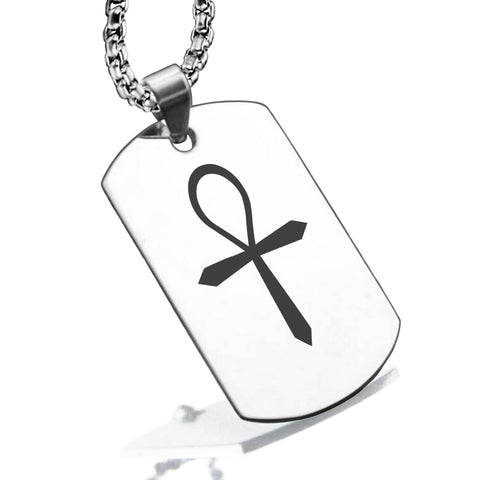 Stainless Steel Four Horsemen of the Apocalypse (Death) Dog Tag Pendant