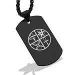 Stainless Steel Four Horsemen of the Apocalypse Dog Tag Pendant