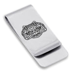 Stainless Steel Geometric Polygon Crocodile Classic Slim Money Clip