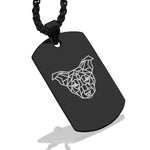 Stainless Steel Geometric Polygon Dog Dog Tag Pendant - Comfort Zone Studios