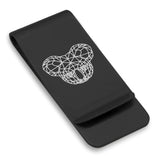 Stainless Steel Geometric Polygon Koala Classic Slim Money Clip