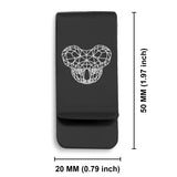 Stainless Steel Geometric Polygon Koala Classic Slim Money Clip