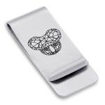 Stainless Steel Geometric Polygon Koala Classic Slim Money Clip