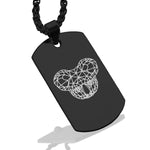 Stainless Steel Geometric Polygon Koala Dog Tag Pendant - Comfort Zone Studios