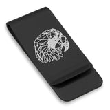 Stainless Steel Geometric Polygon Parrot Classic Slim Money Clip