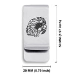 Stainless Steel Geometric Polygon Parrot Classic Slim Money Clip