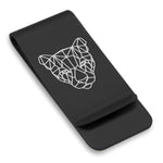 Stainless Steel Geometric Polygon Puma Classic Slim Money Clip