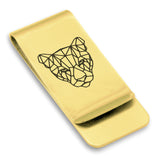 Stainless Steel Geometric Polygon Puma Classic Slim Money Clip