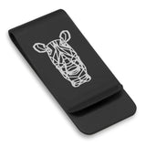 Stainless Steel Geometric Polygon Rhino Classic Slim Money Clip