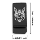 Stainless Steel Geometric Polygon Squirrel Classic Slim Money Clip