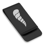 Stainless Steel Cornicello Italian Horn Good Luck Charm Classic Slim Money Clip
