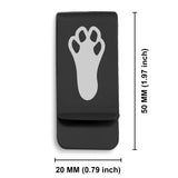 Stainless Steel Rabbit’s Foot Good Luck Charm Classic Slim Money Clip