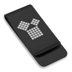Stainless Steel Masonic 47th Problem of Euclid Symbol Classic Slim Money Clip