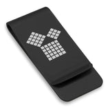 Stainless Steel Masonic 47th Problem of Euclid Symbol Classic Slim Money Clip